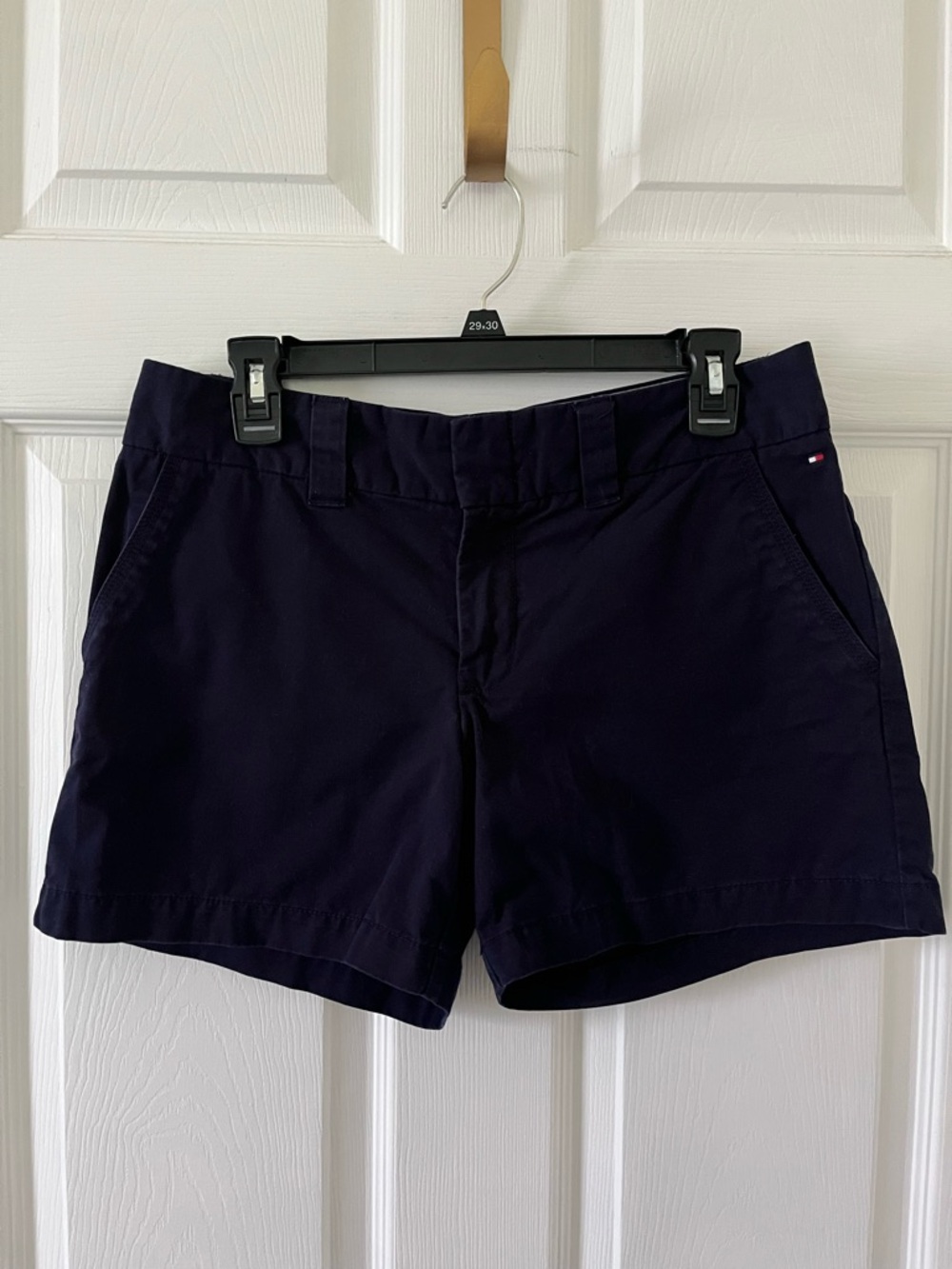 Tommy Hilfiger Navy Women's Chino Shorts